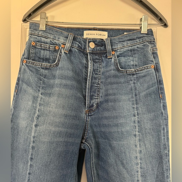 Aritzia Denim Forum the Arlo Hi-Rise Straight Jean - Picture 3 of 10